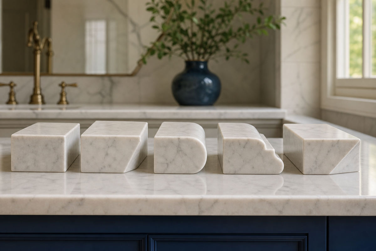Marble bathroom countertops: beautiful but demanding - bathroom countertop materials