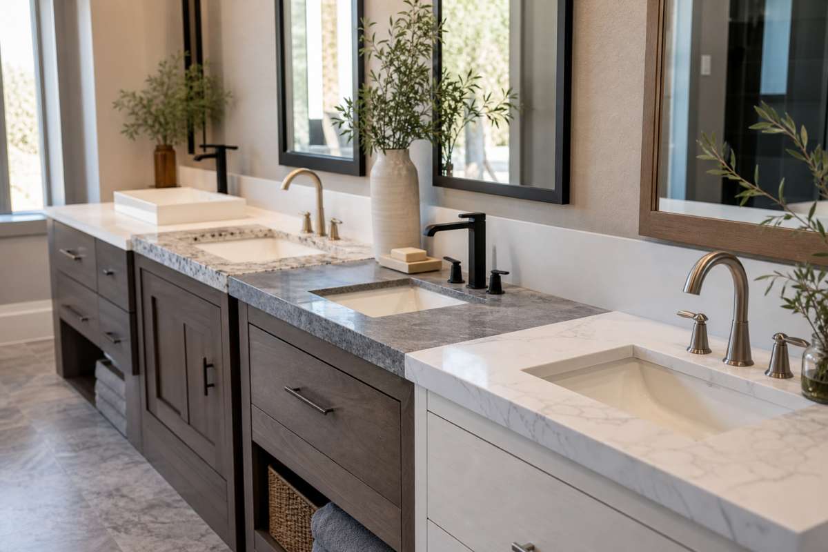 Bathroom Countertop Materials Compared: 2026 Costs and How to Choose