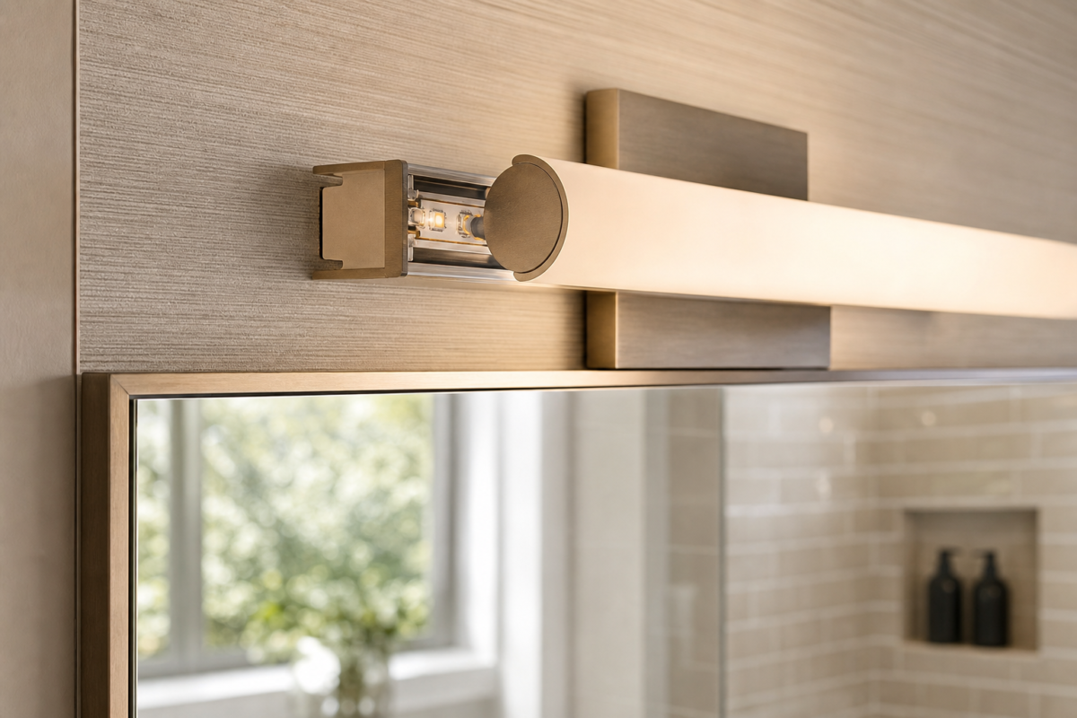 Color temperature and CRI for bathrooms - bathroom lighting