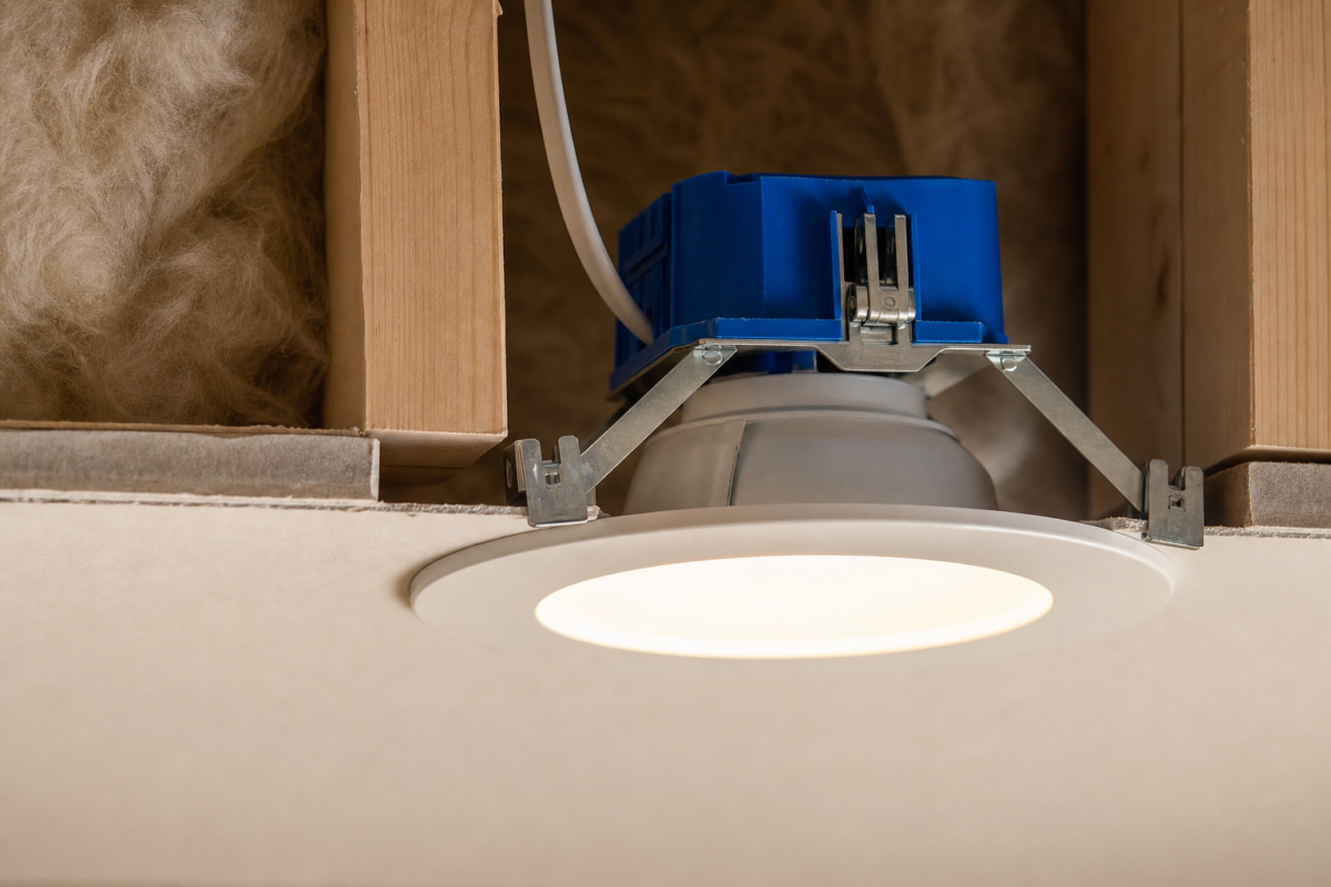 Ceiling and recessed lighting for ambient fill - bathroom lighting