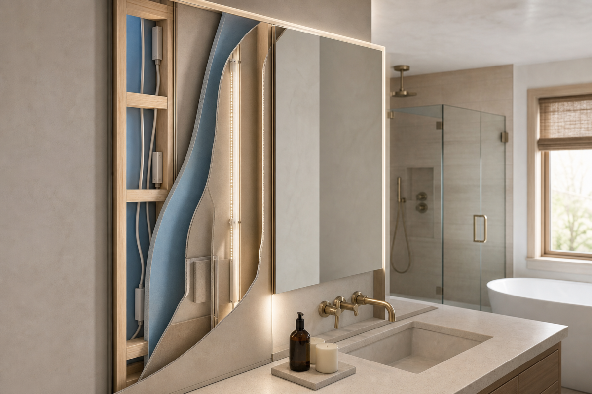 makes good bathroom lighting? The three layers
