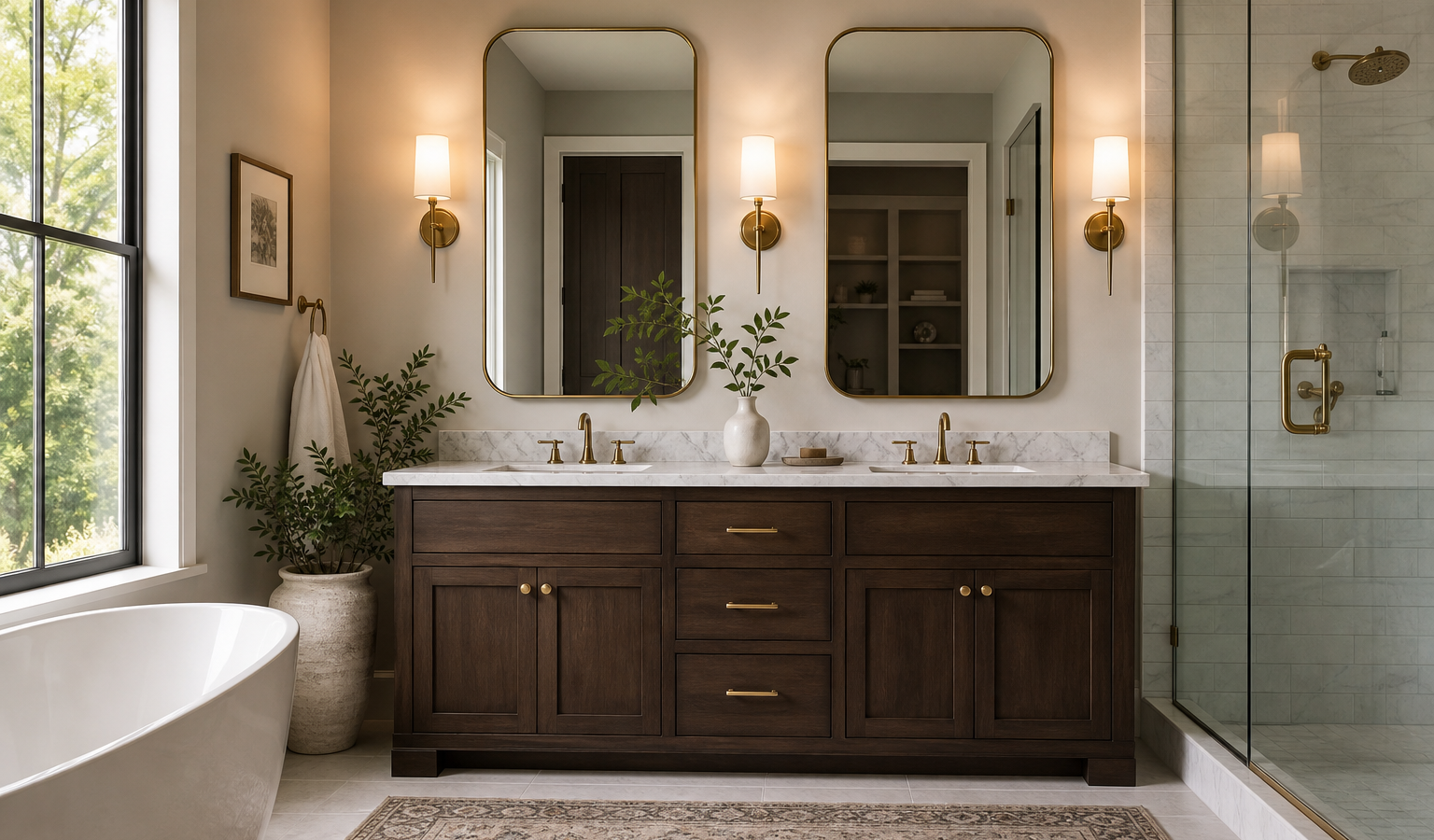 Bathroom Mirror Guide: Sizing, Styles, and Lighted Mirrors