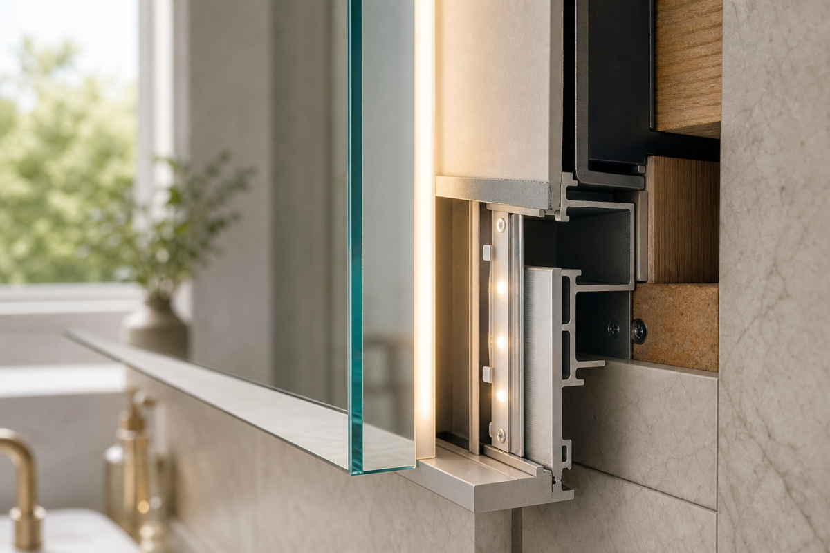 Lighted and LED bathroom mirrors explained