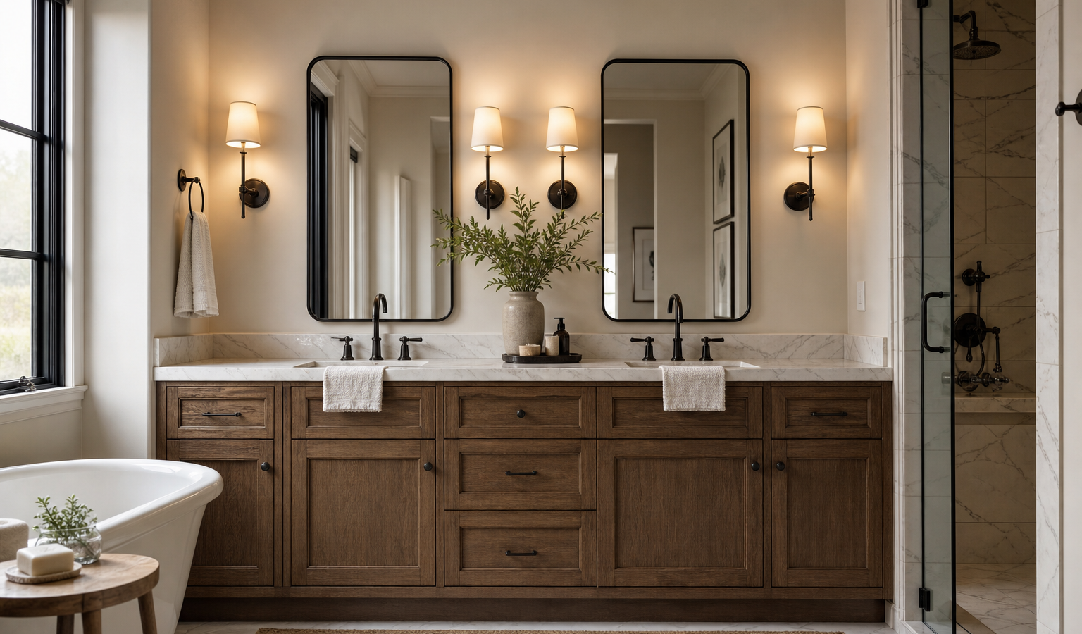 Bathroom Vanity Lighting: Height, Sizing, and Placement Guide