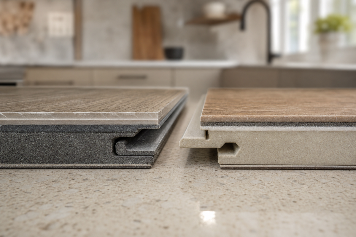 Waterproof vs. water-resistant, and which floor is most durable - best kitchen flooring