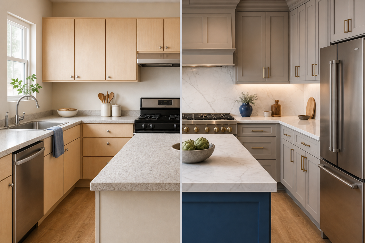 much does a budget kitchen remodel cost