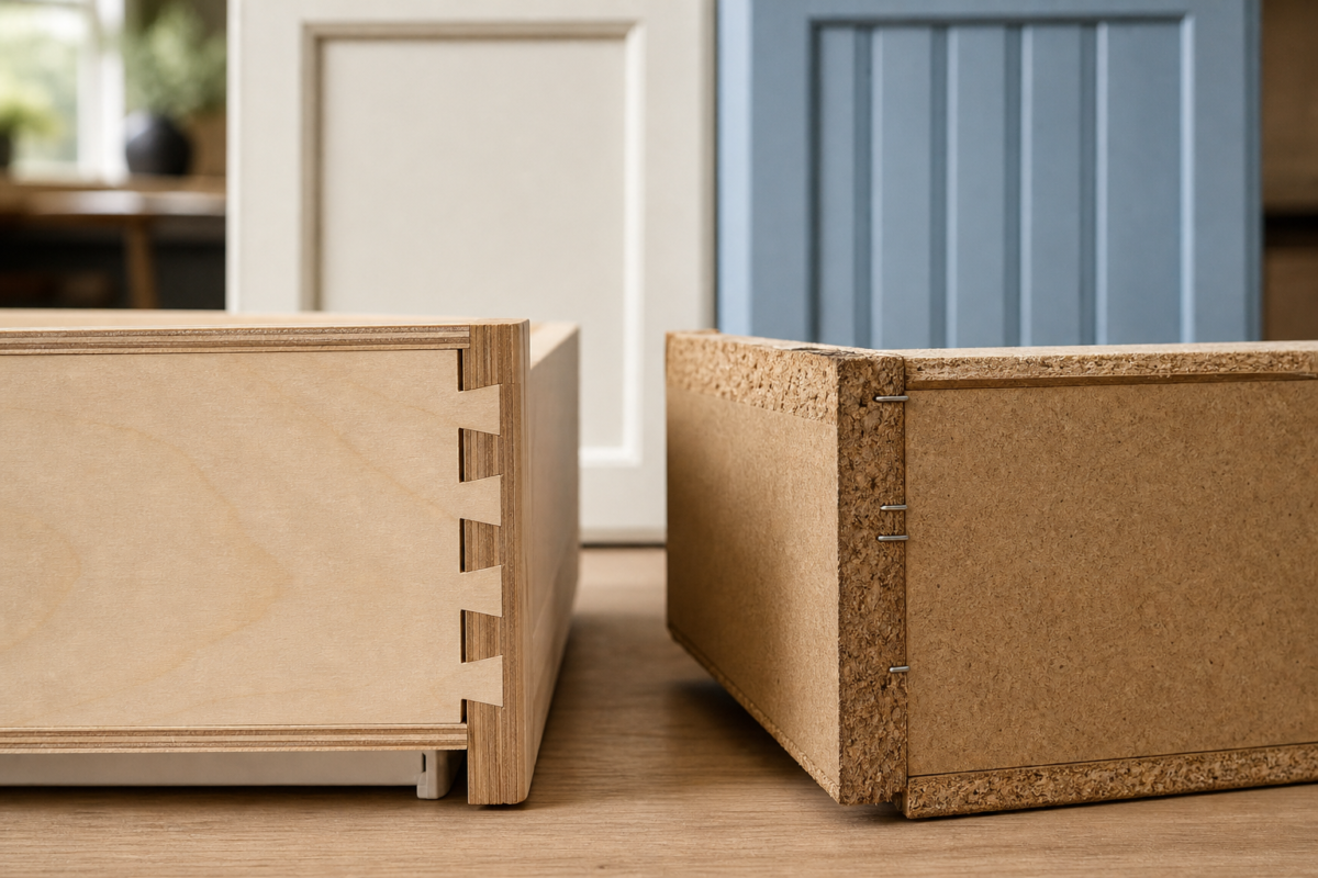 Recessed panel and beadboard: the transitional middle ground - cabinet door styles