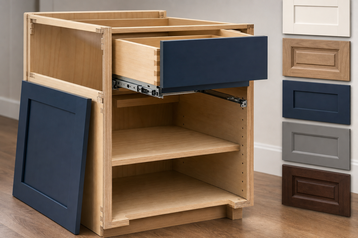 The five door styles at a glance - cabinet door styles