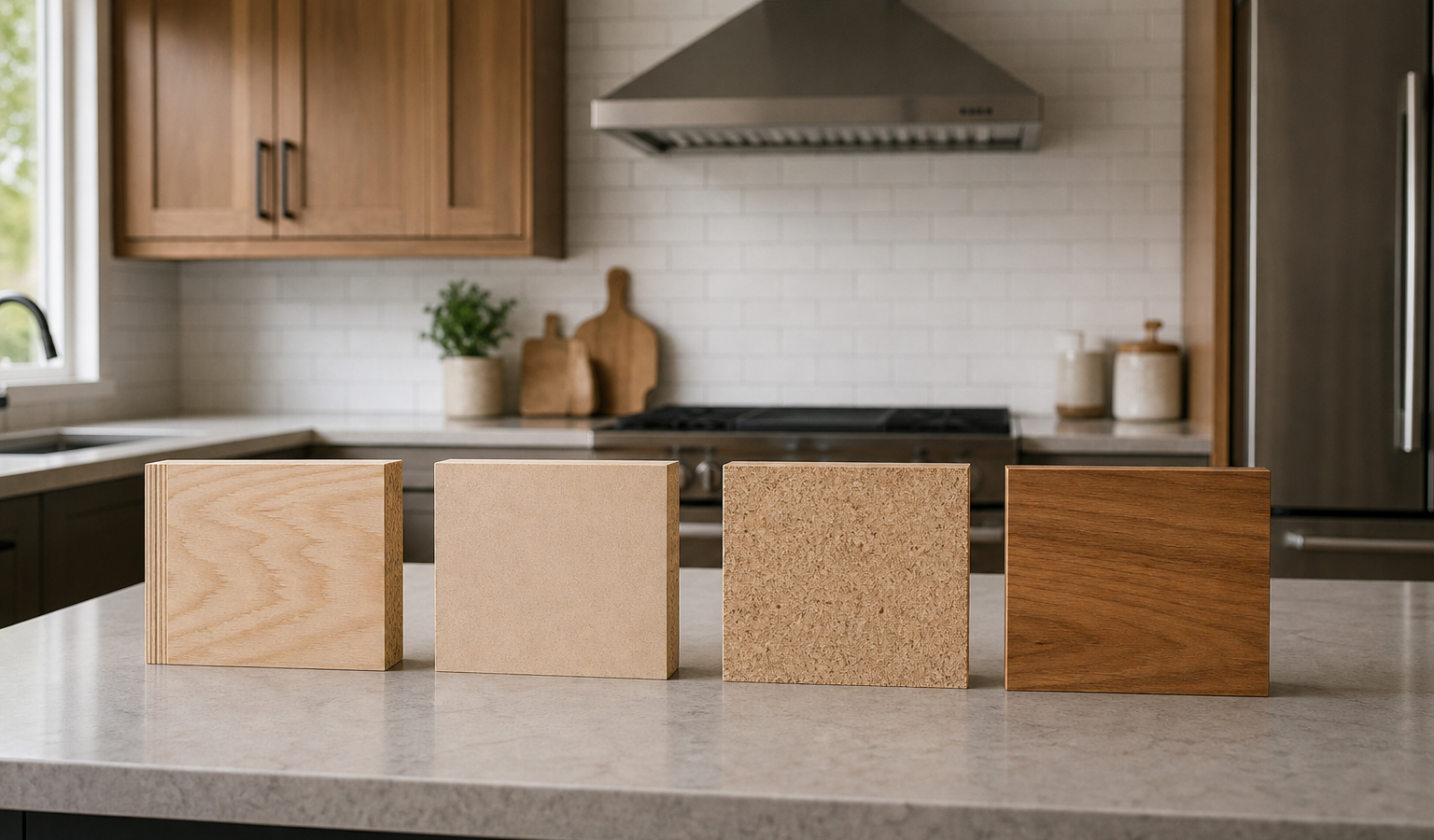 Kitchen Cabinet Materials: Plywood vs. MDF vs. Particleboard vs. Solid Wood