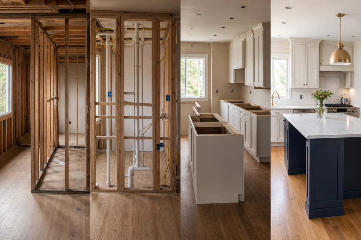 The two phases nobody separates - kitchen remodel timeline