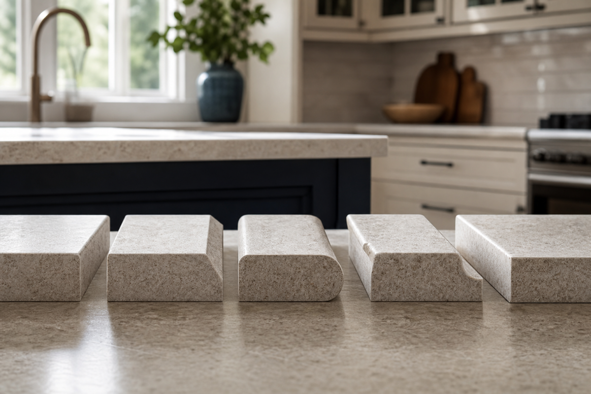 Edge Profiles and Finish Options - laminate countertops