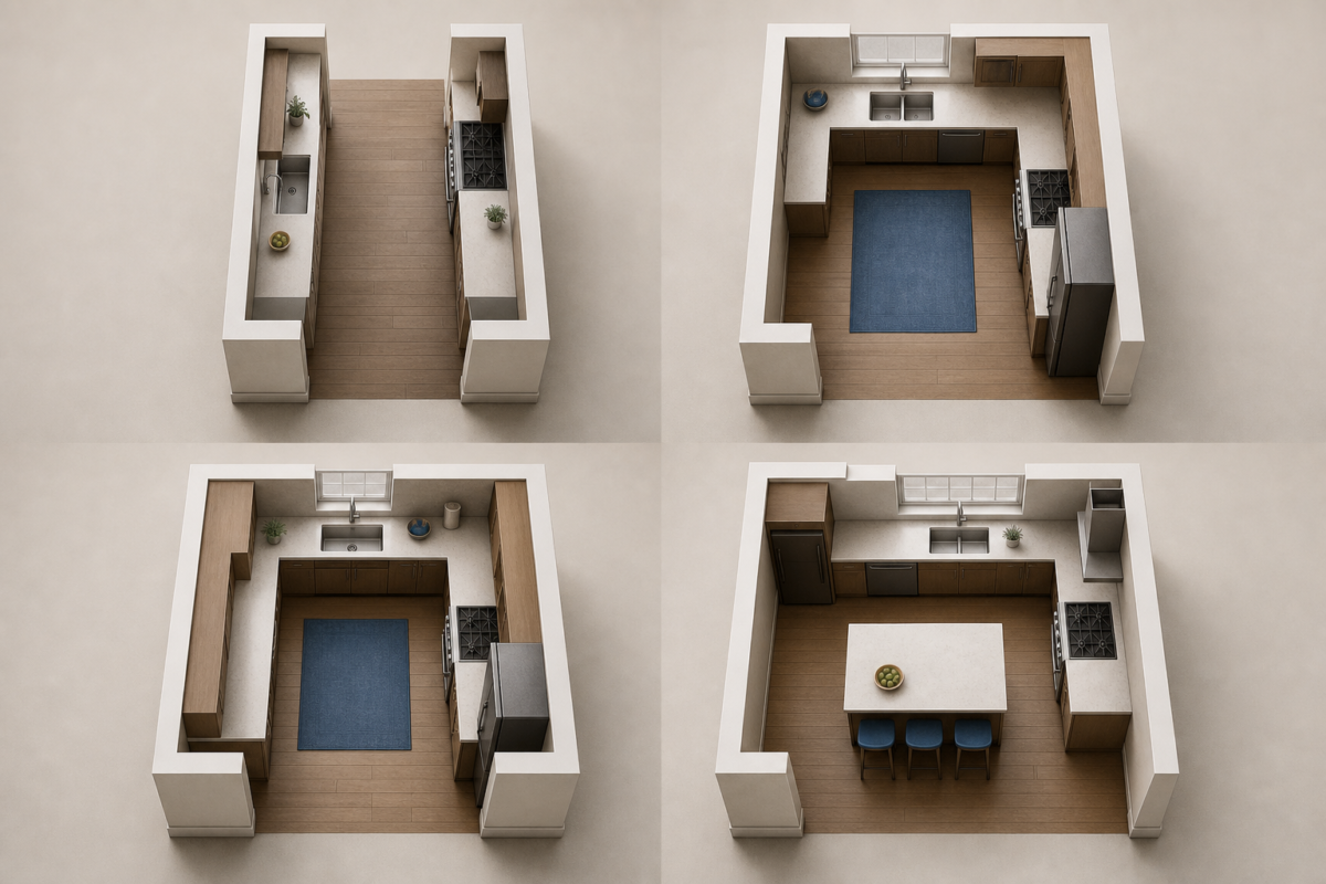 Galley and one-wall small kitchens - small kitchen remodel cost