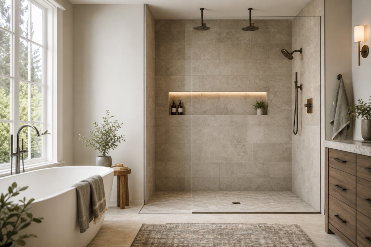 Walk-In Shower Cost in 2026: Prices by Type, Material, and Feature