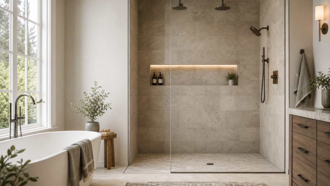 Walk-In Shower Cost in 2026: Prices by Type, Material, and Feature