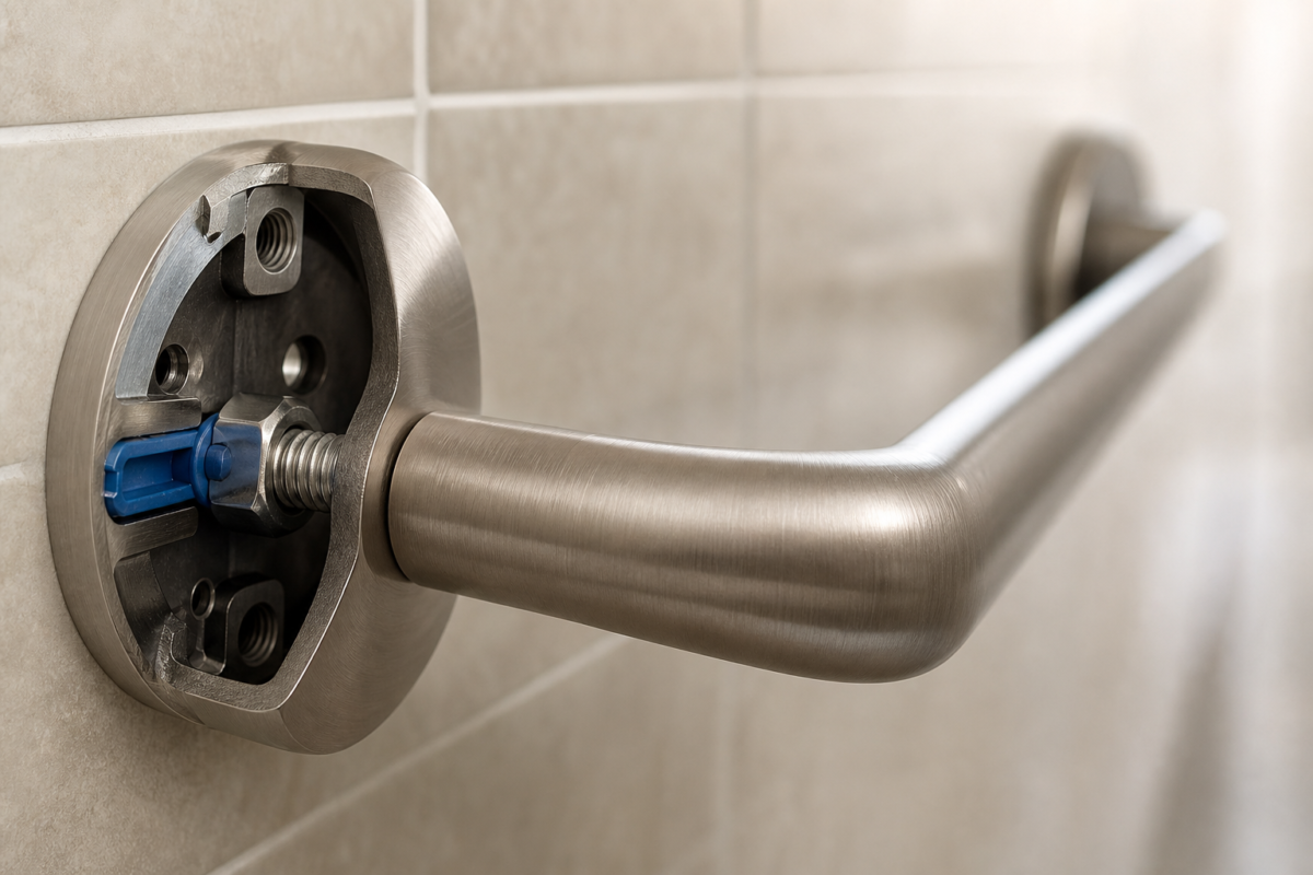 Weight capacity and materials - bathroom grab bars