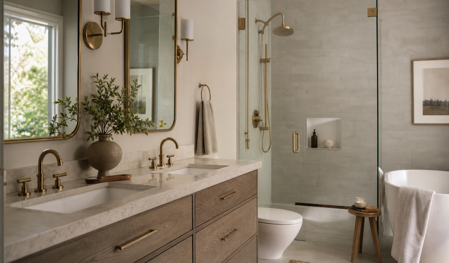 Bathroom Hardware Finishes: How to Coordinate Every Metal