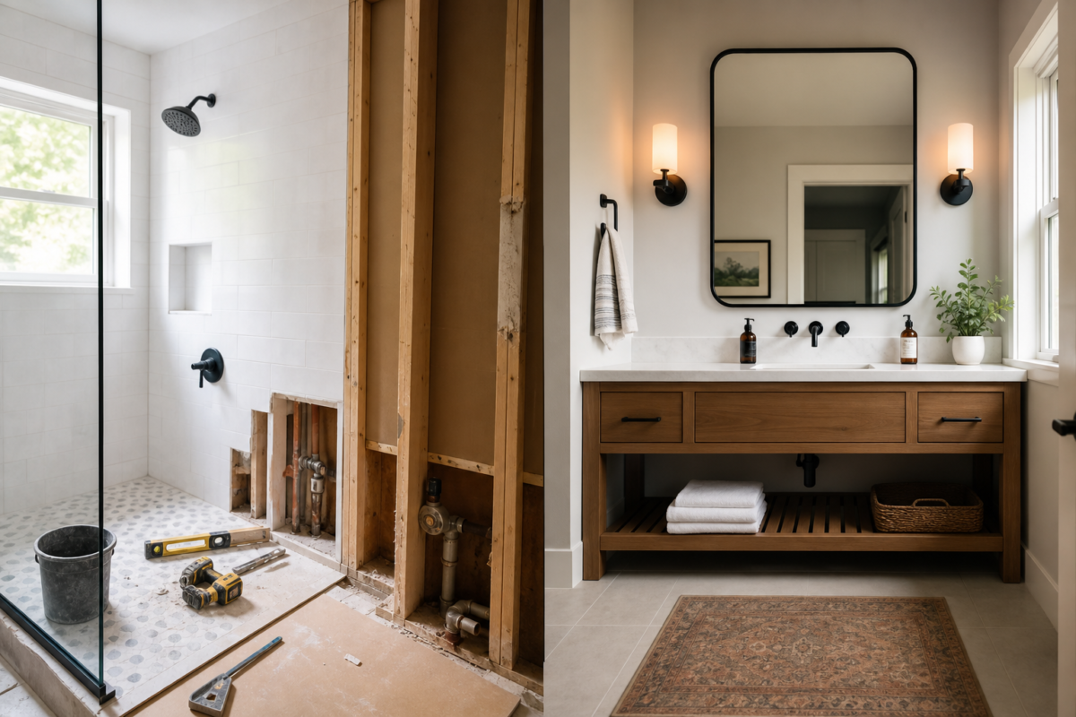 DIY vs Pro Bathroom Remodel: What to Tackle Yourself (2026)