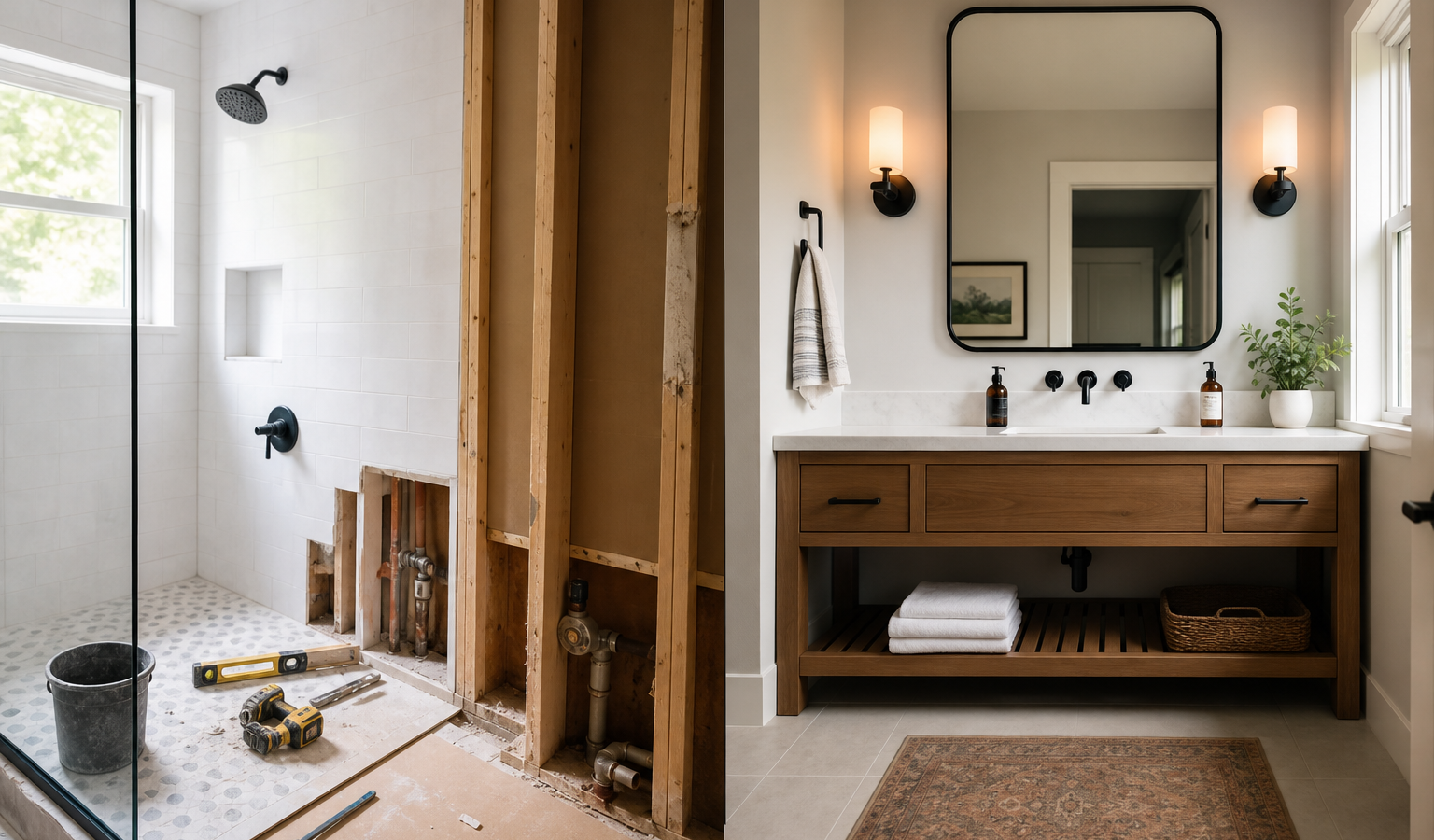 DIY vs Pro Bathroom Remodel: What to Tackle Yourself (2026)