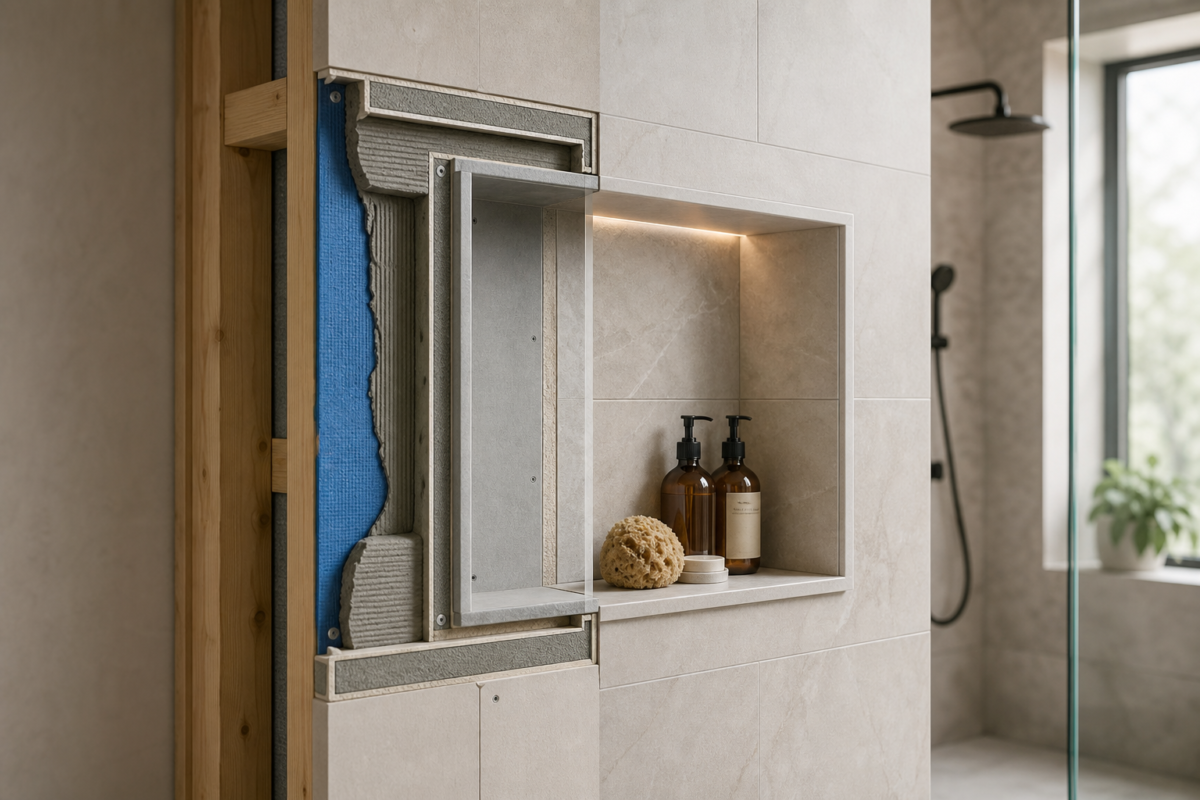 much does a shower niche cost in 2026