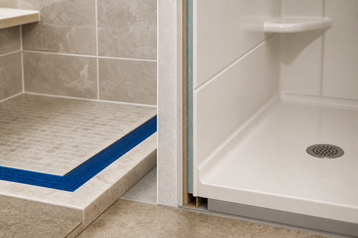 Maintenance and cleaning - tiled vs prefab shower