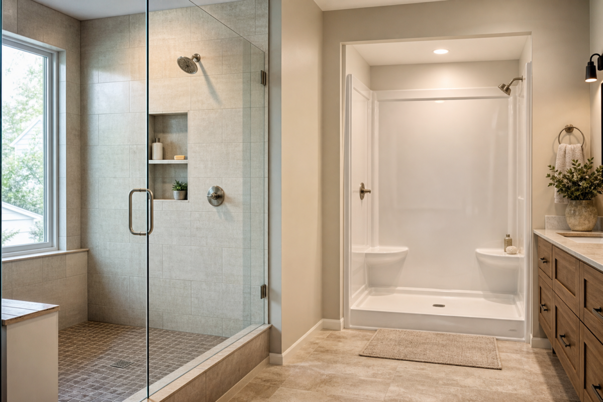 Tiled vs Prefab Shower: Cost, Durability, and Which to Choose