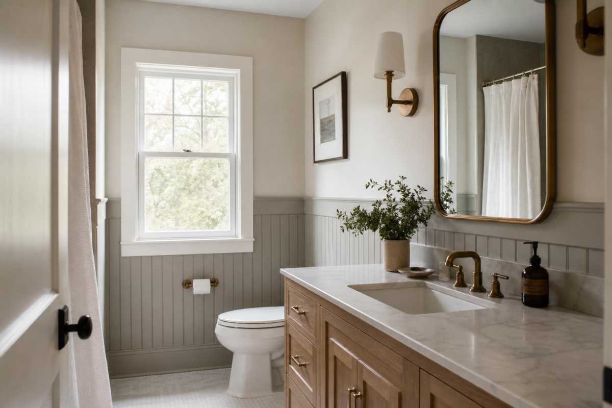 Bathroom Wainscoting Ideas and Cost: Styles, Heights, and Materials (2026)